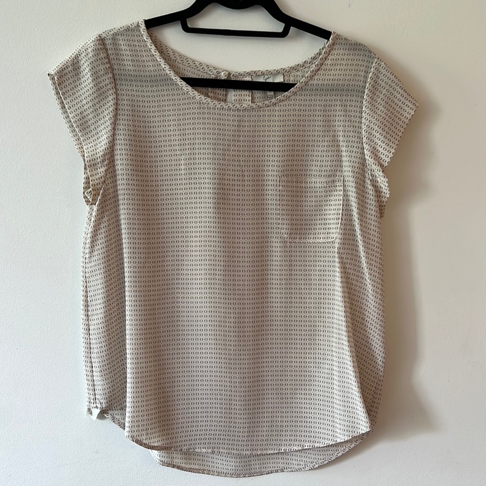 JOIE Silk Rancher Top M